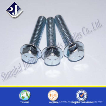 Tornillo de brida SGS con chapado en zinc azul 8.8